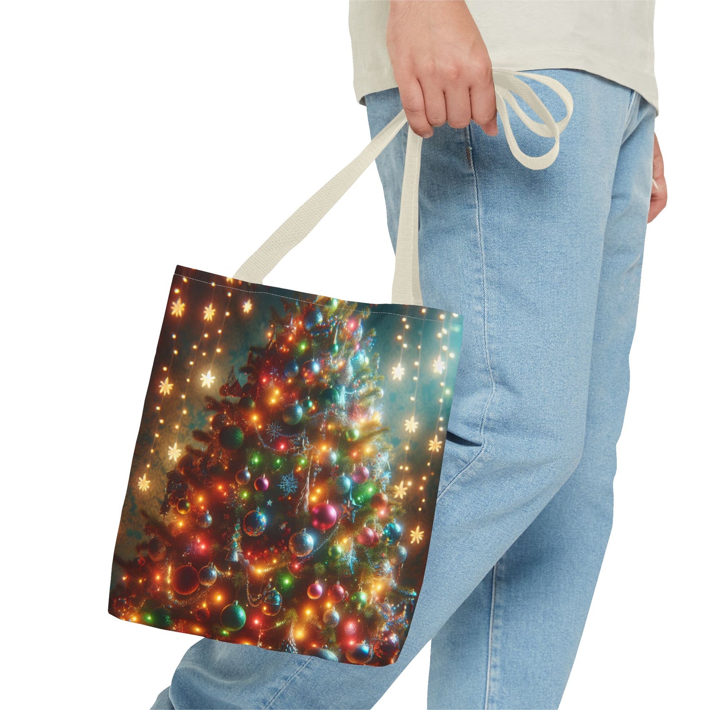 Tote Bag (AOP) (Tree w/Lights)