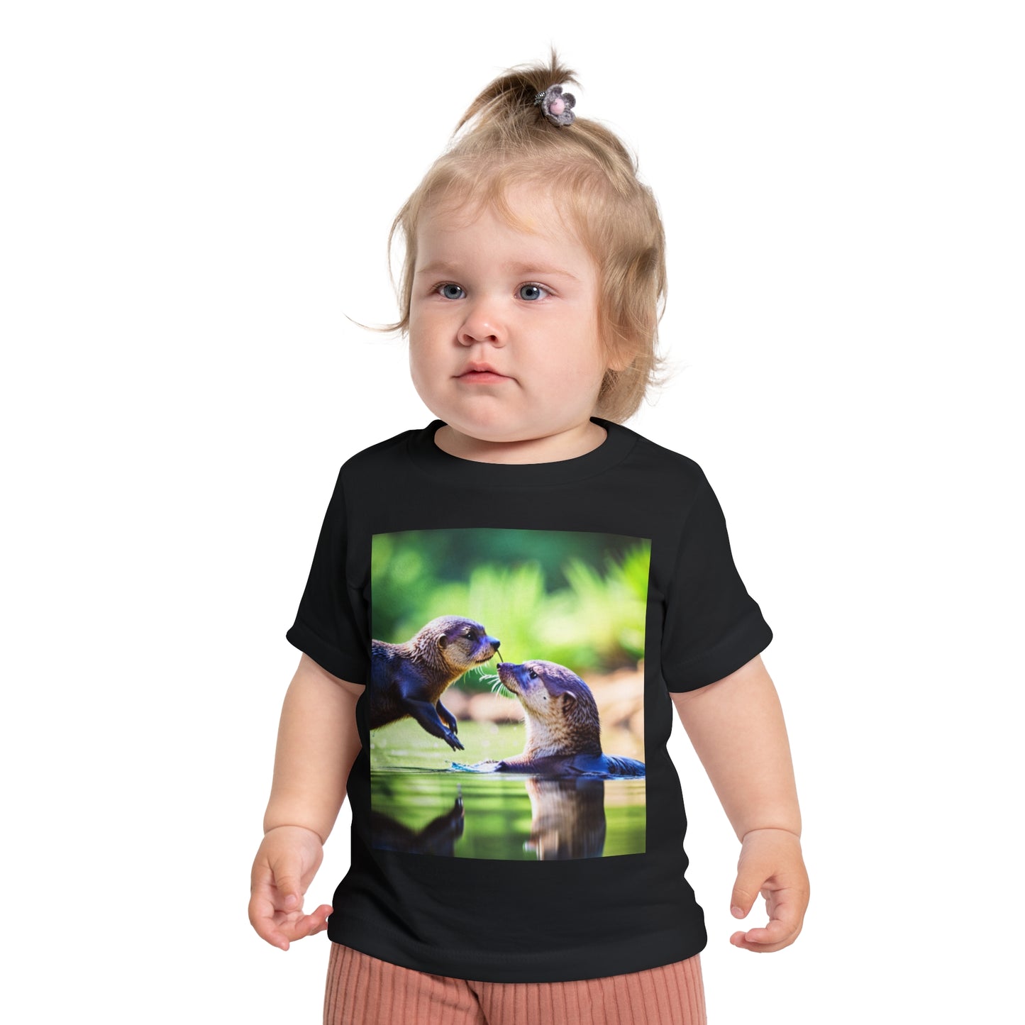 Baby Short Sleeve T-Shirt (River Otter)