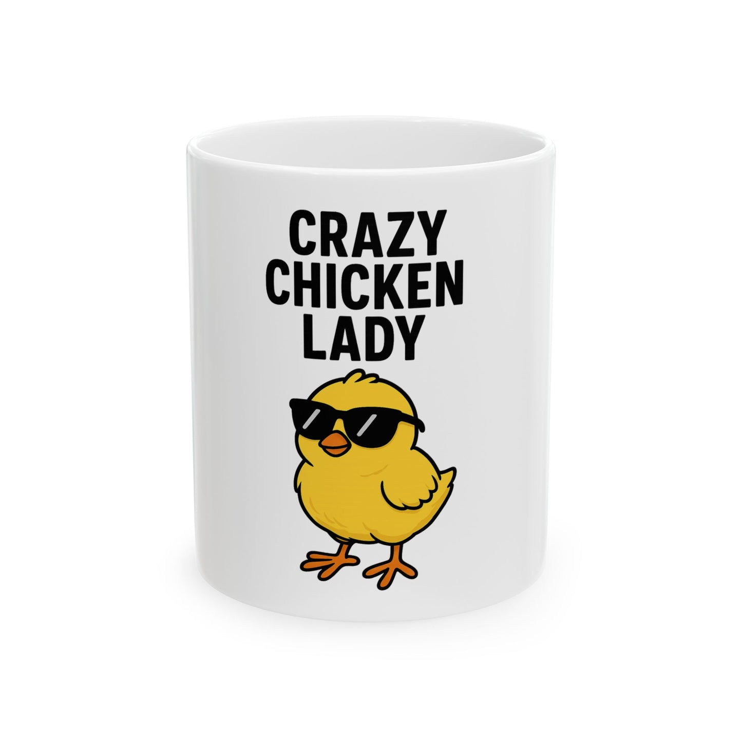 Crazy Chicken Lady Mug – Funny Farmhouse Coffee Cup