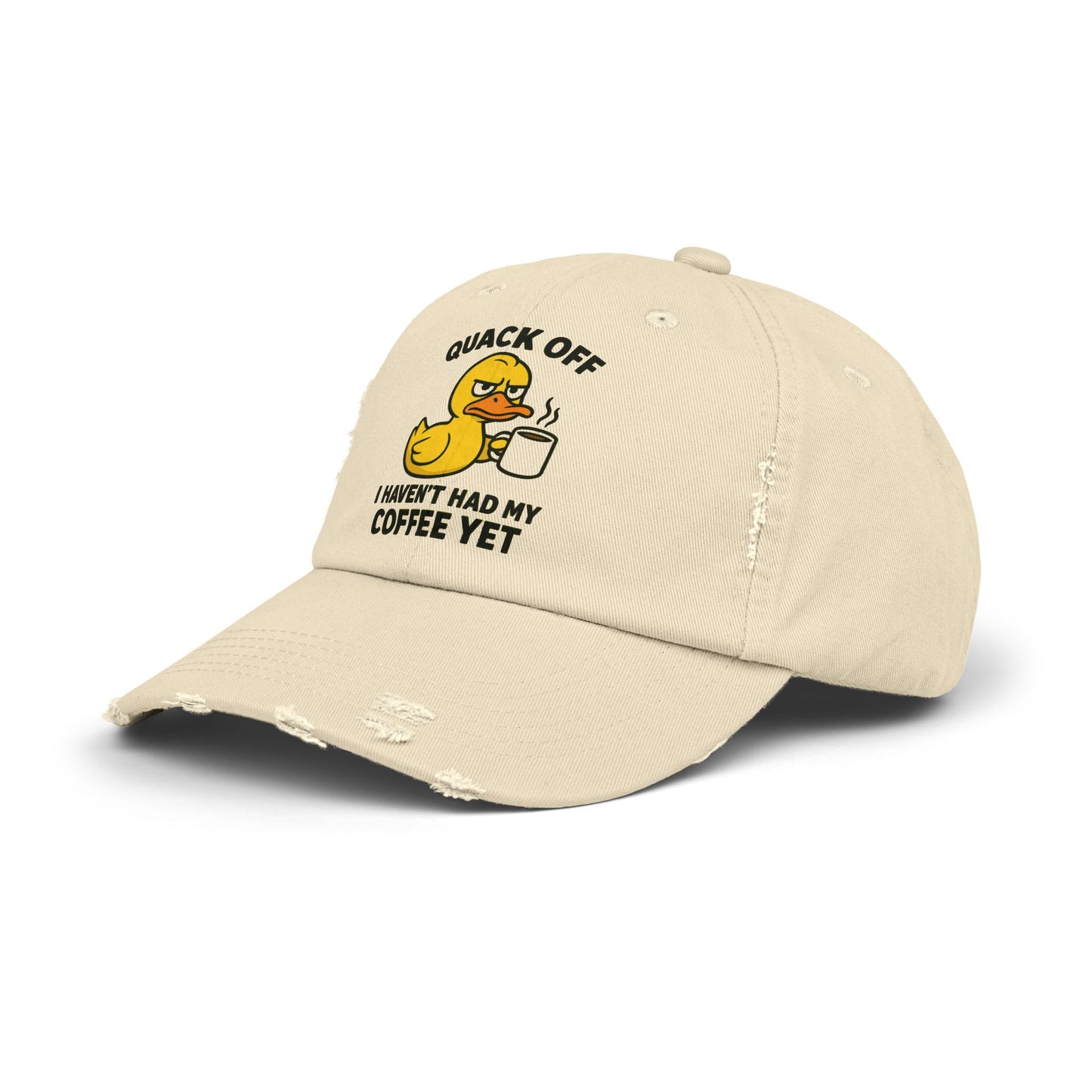 Quack Off Coffee Cap – Funny Unisex Baseball Hat