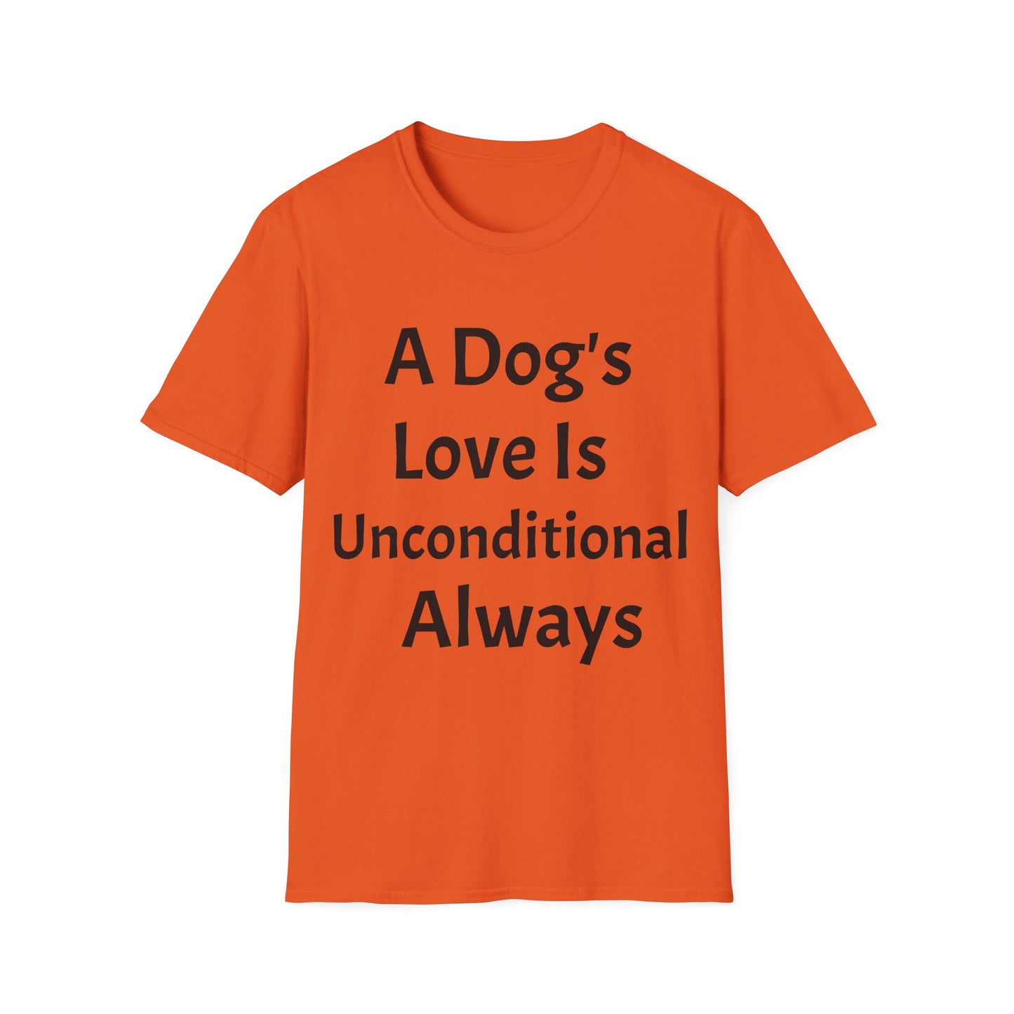 Unisex Softstyle T-Shirt (Dog's Love)