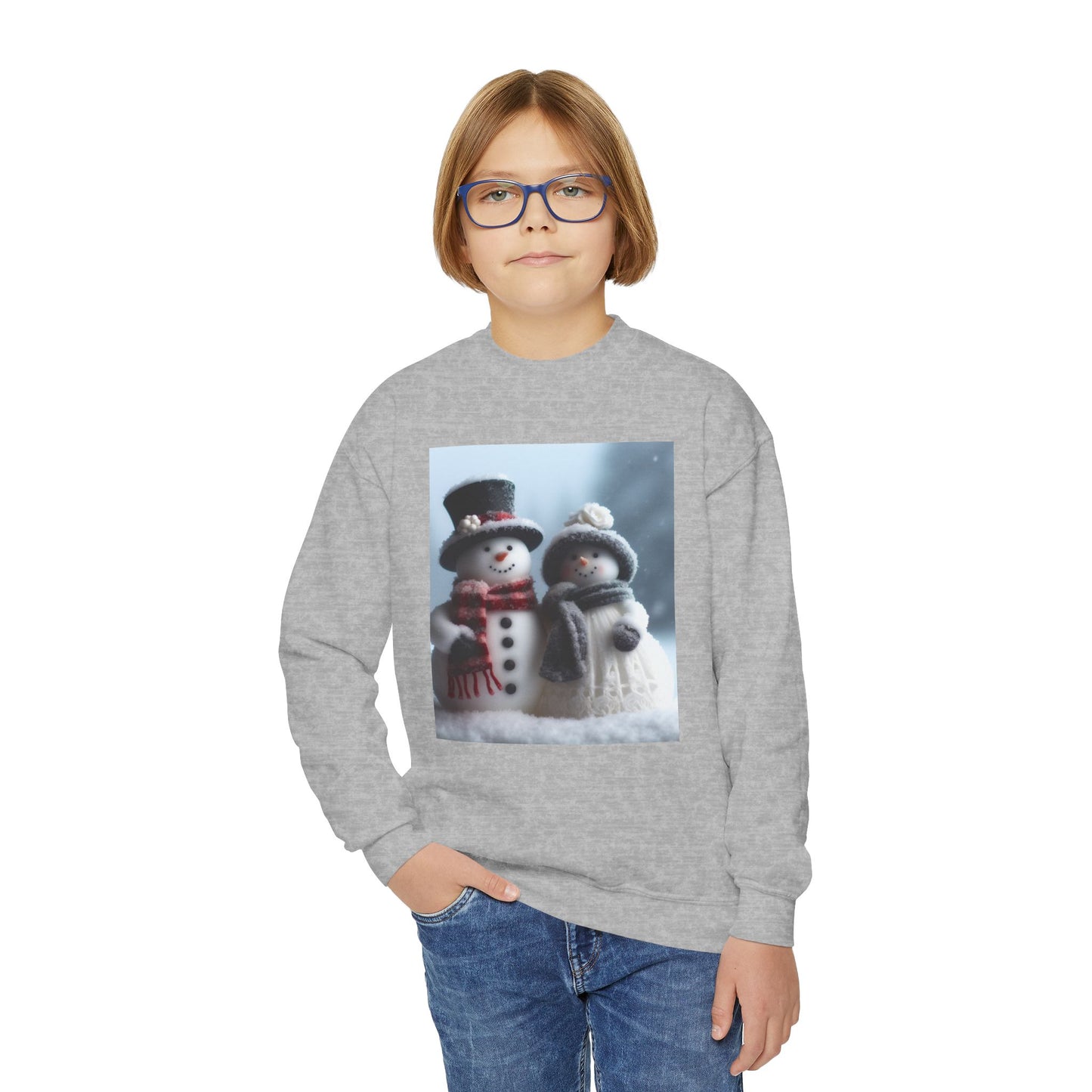 Youth Crewneck Sweatshirt (Snow People)