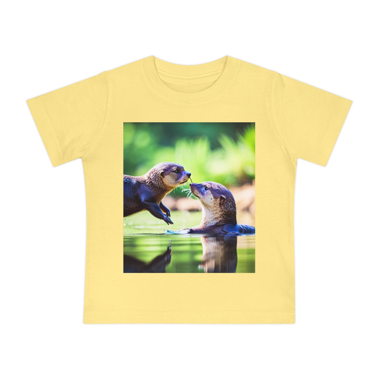 Baby Short Sleeve T-Shirt (River Otter)