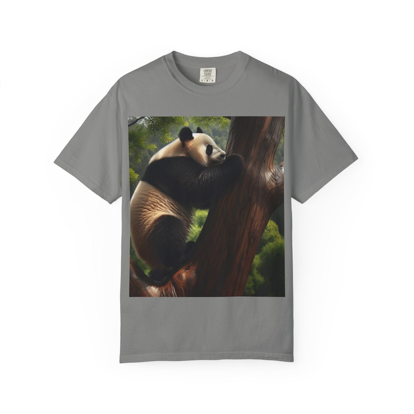 Unisex Panda Climbing T-Shirt - Nature Lover Gift