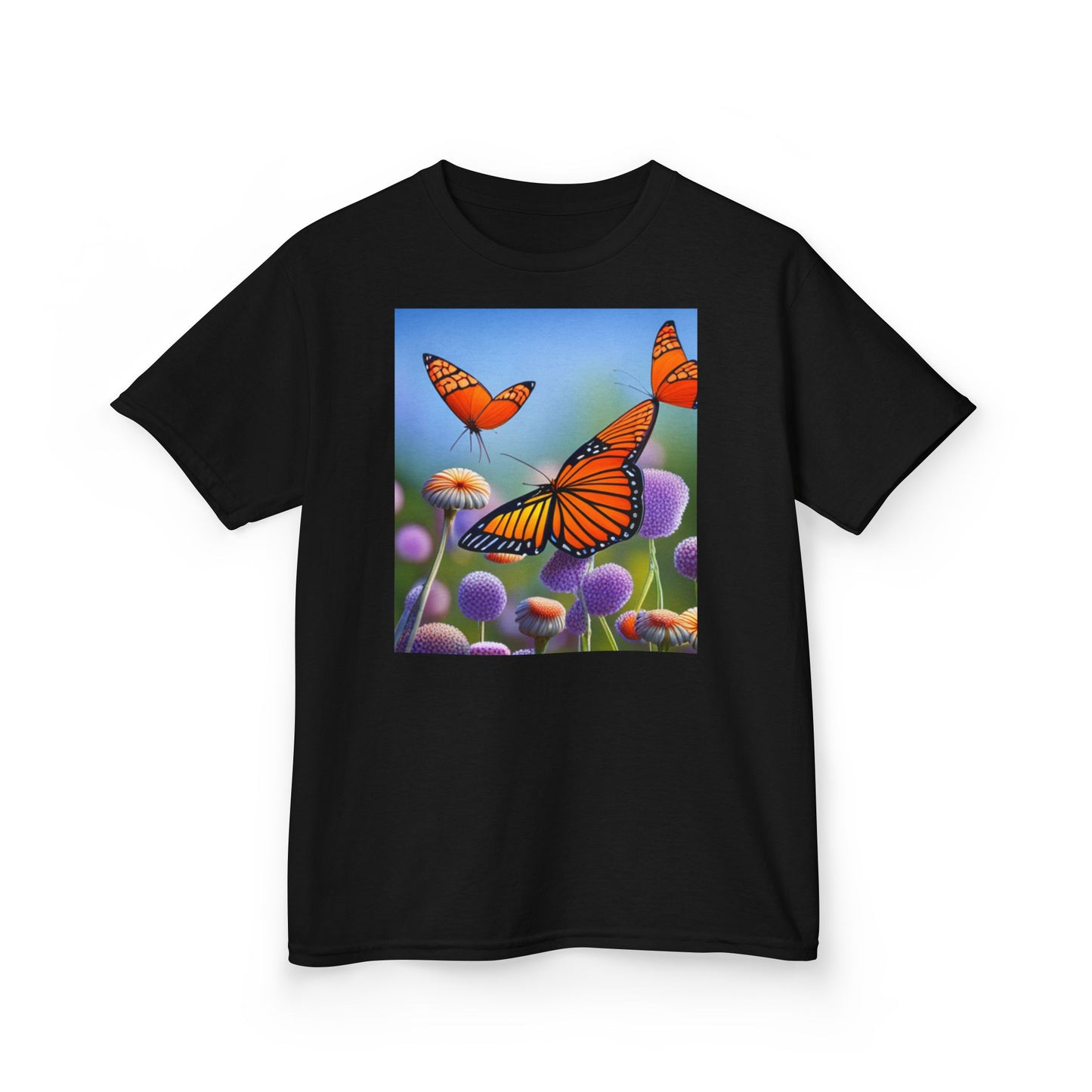 Kids Heavy Cotton™ Tee (Monarch Butterfly)