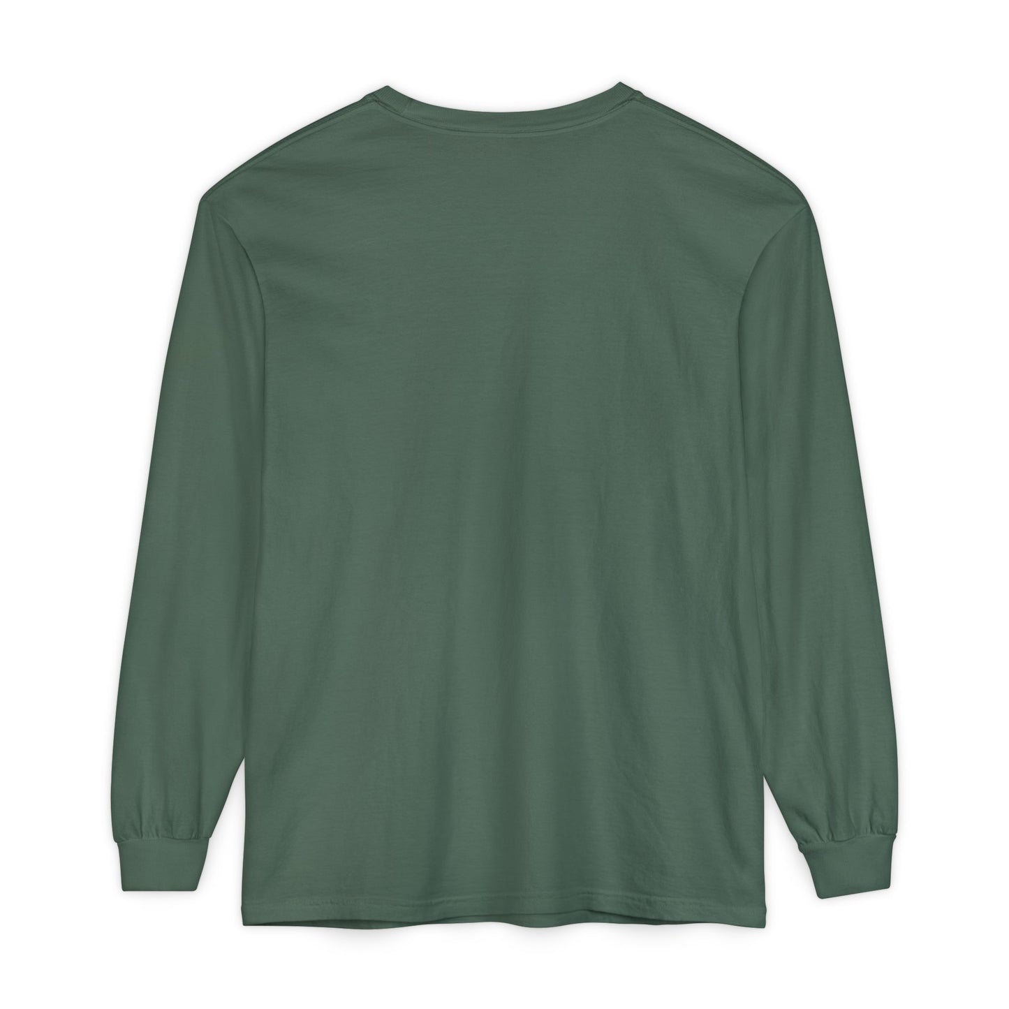 Unisex Garment-dyed Long Sleeve T-Shirt (Deer)