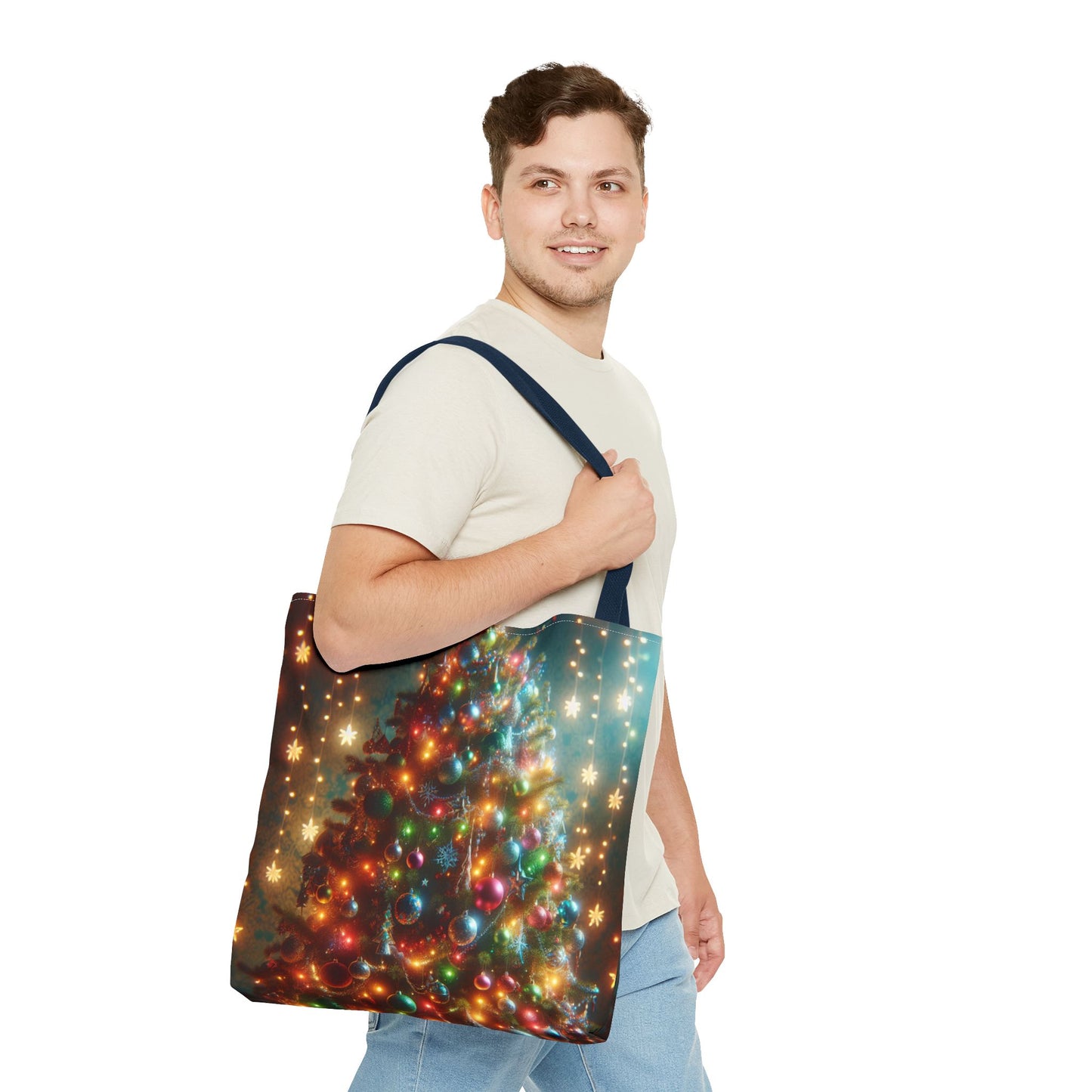 Tote Bag (AOP) (Tree w/Lights)