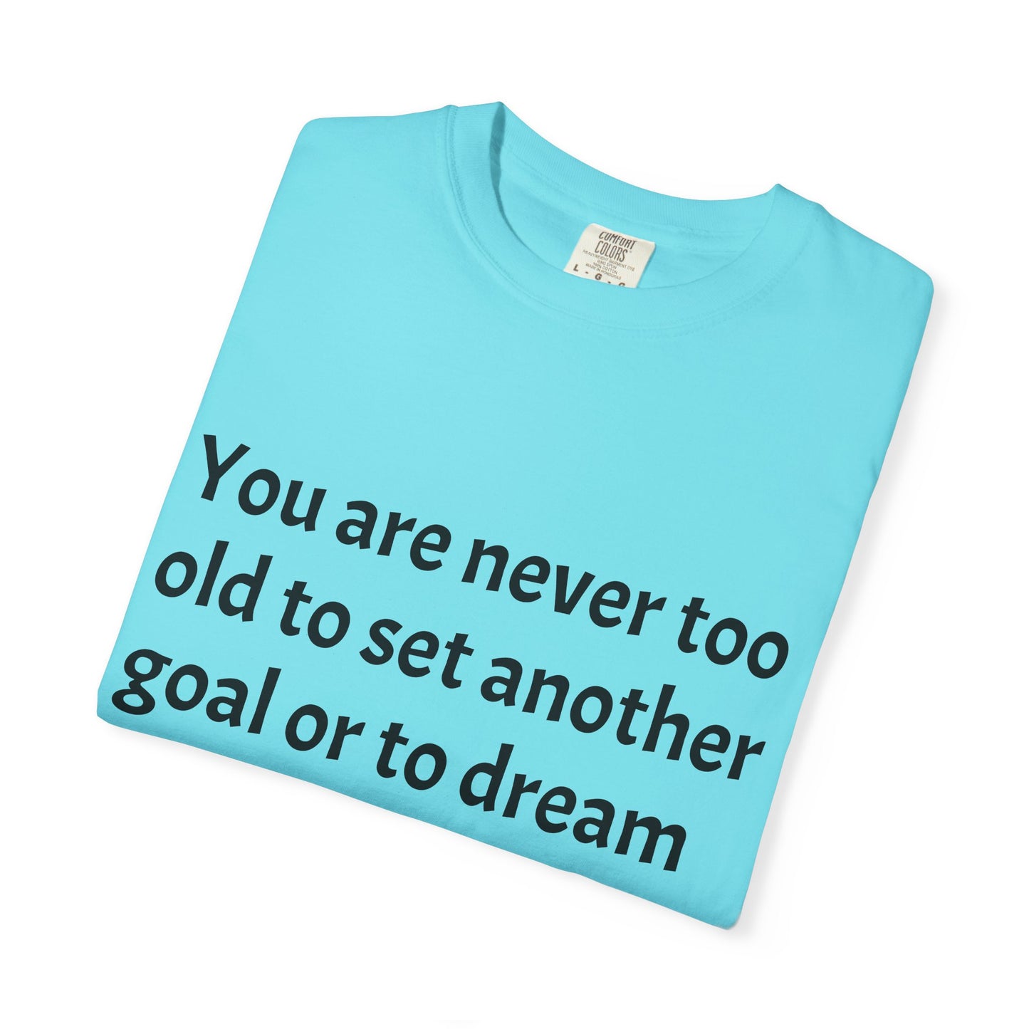 Unisex Garment-Dyed T-shirt (Set a Goal/Dream)