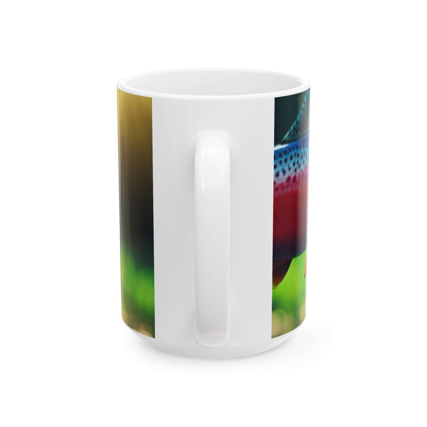 Ceramic Mug, (11oz, 15oz) (Trout)