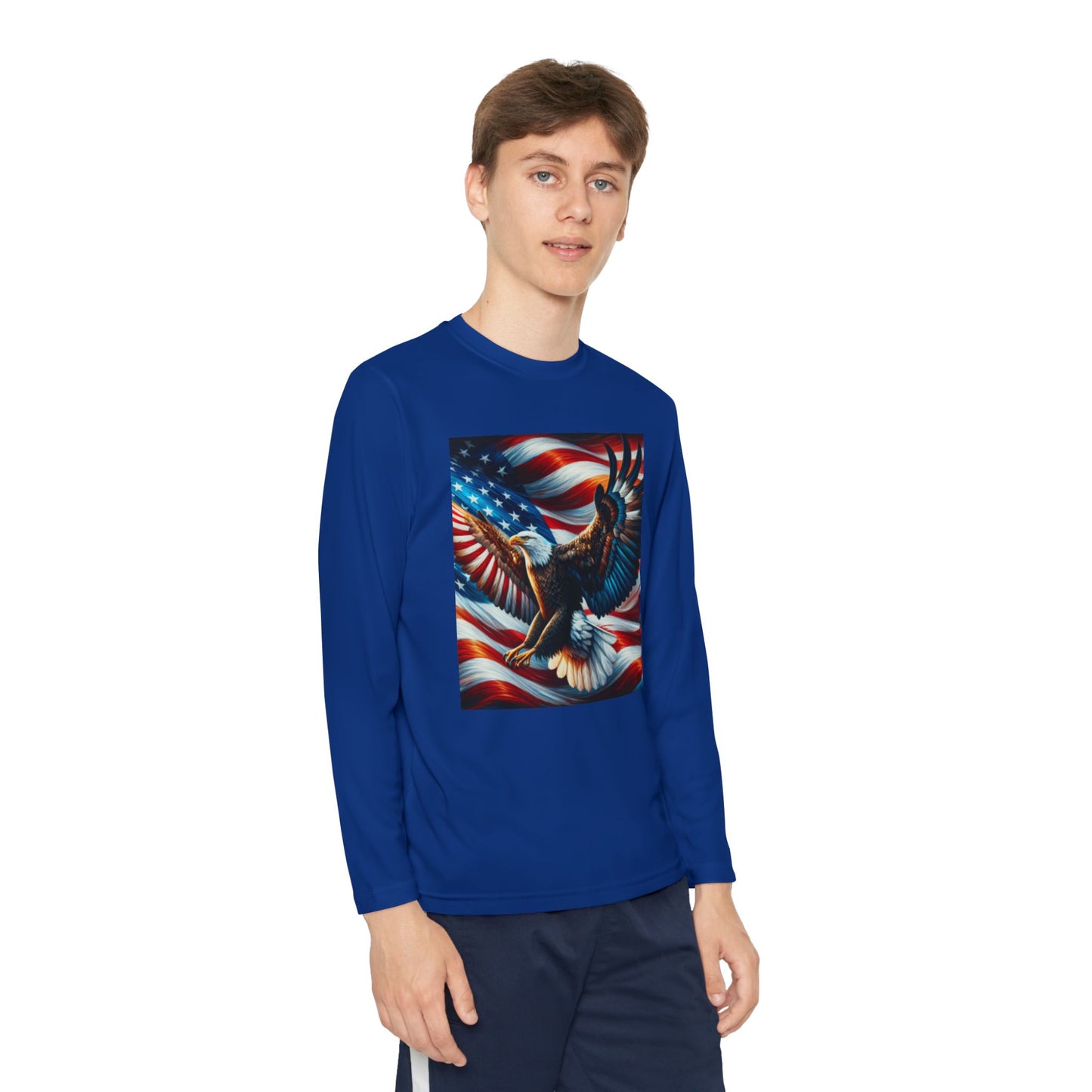 Youth Long Sleeve Competitor Tee (Eagle)