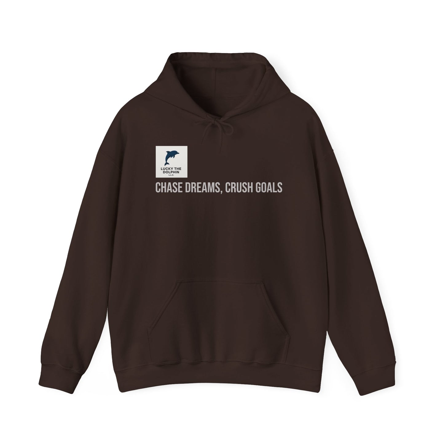 Chase Dreams Hoodie - Motivational Sweatshirt for Goal Getters, Unisex Casual Wear, Perfect for Gift Giving, Cozy Layering