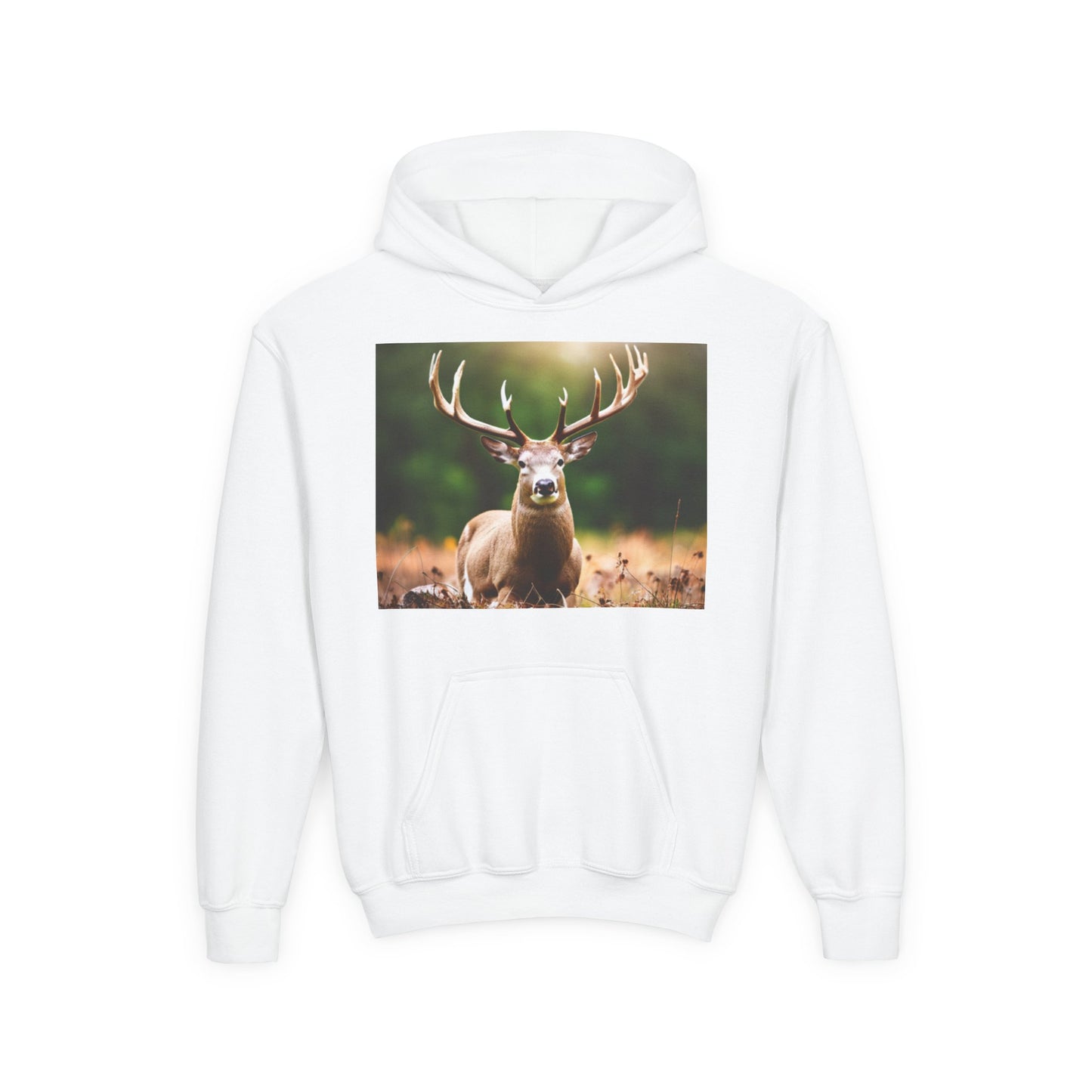 Youth Heavy Blend Hooded Sweatshirt (Deer)