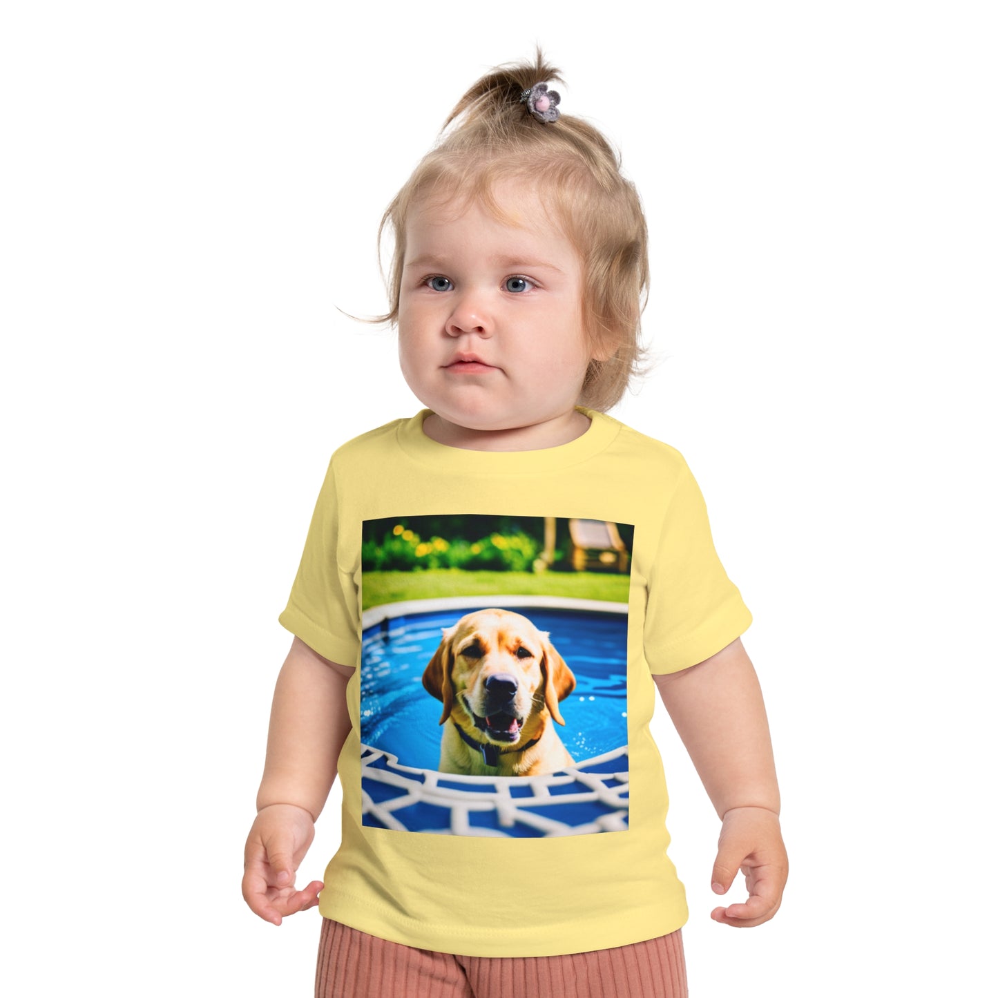 Baby Short Sleeve T-Shirt (Yellow Lab)