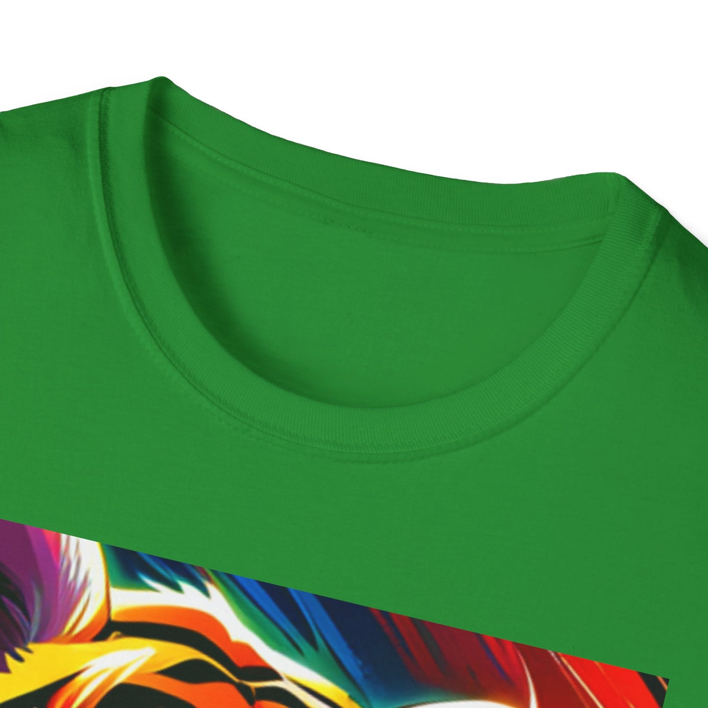 Unisex Softstyle T-Shirt (Tiger Colorful)