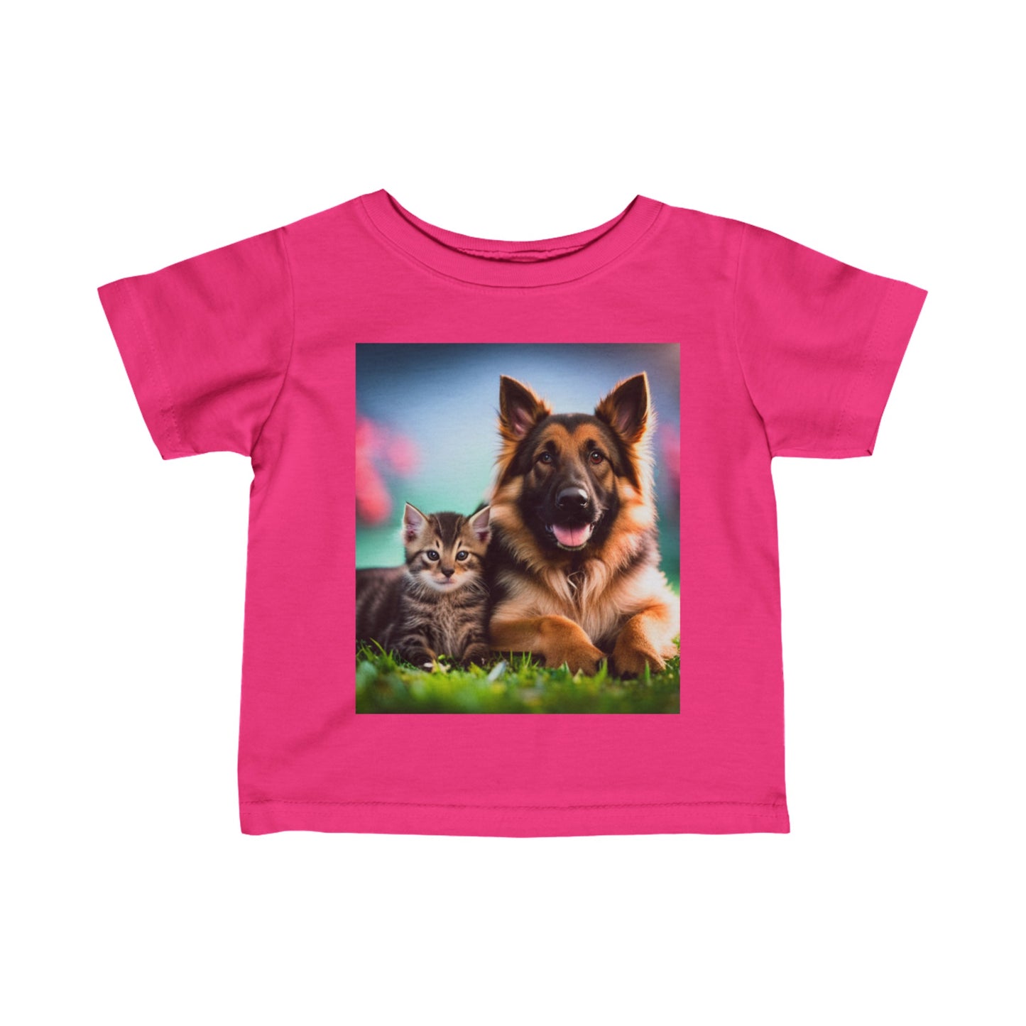 Infant Fine Jersey Tee (German Shephard)