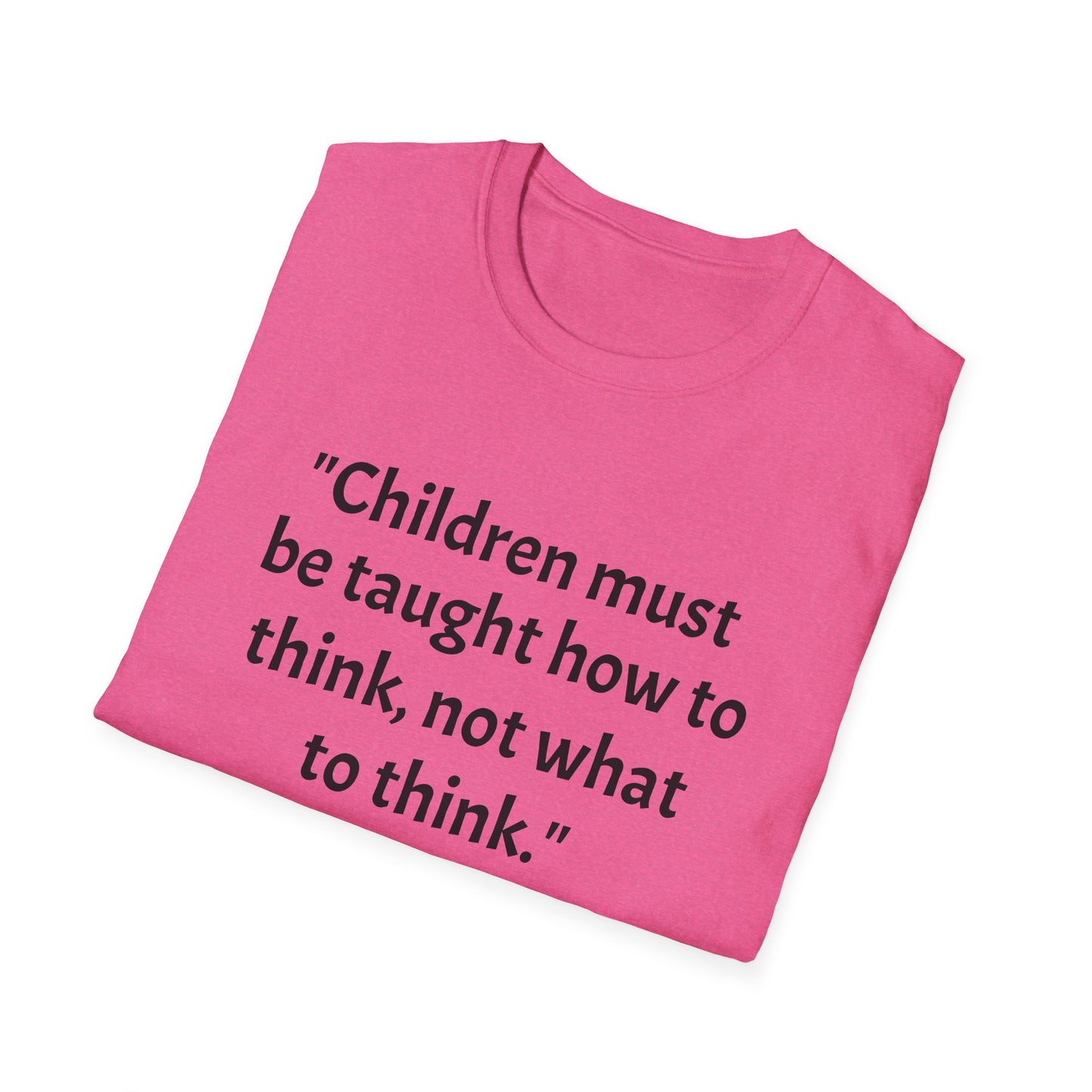 Unisex Softstyle T-Shirt (How to think)