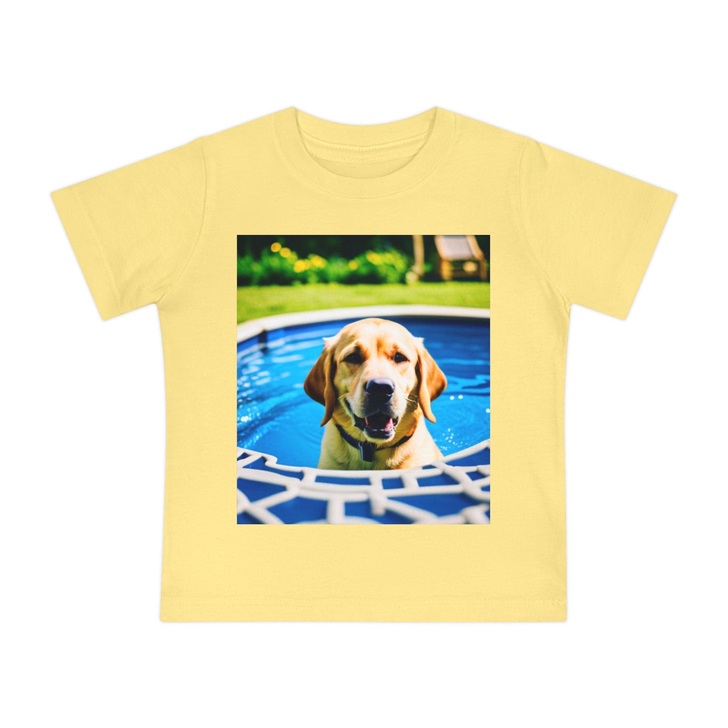 Baby Short Sleeve T-Shirt (Yellow Lab)