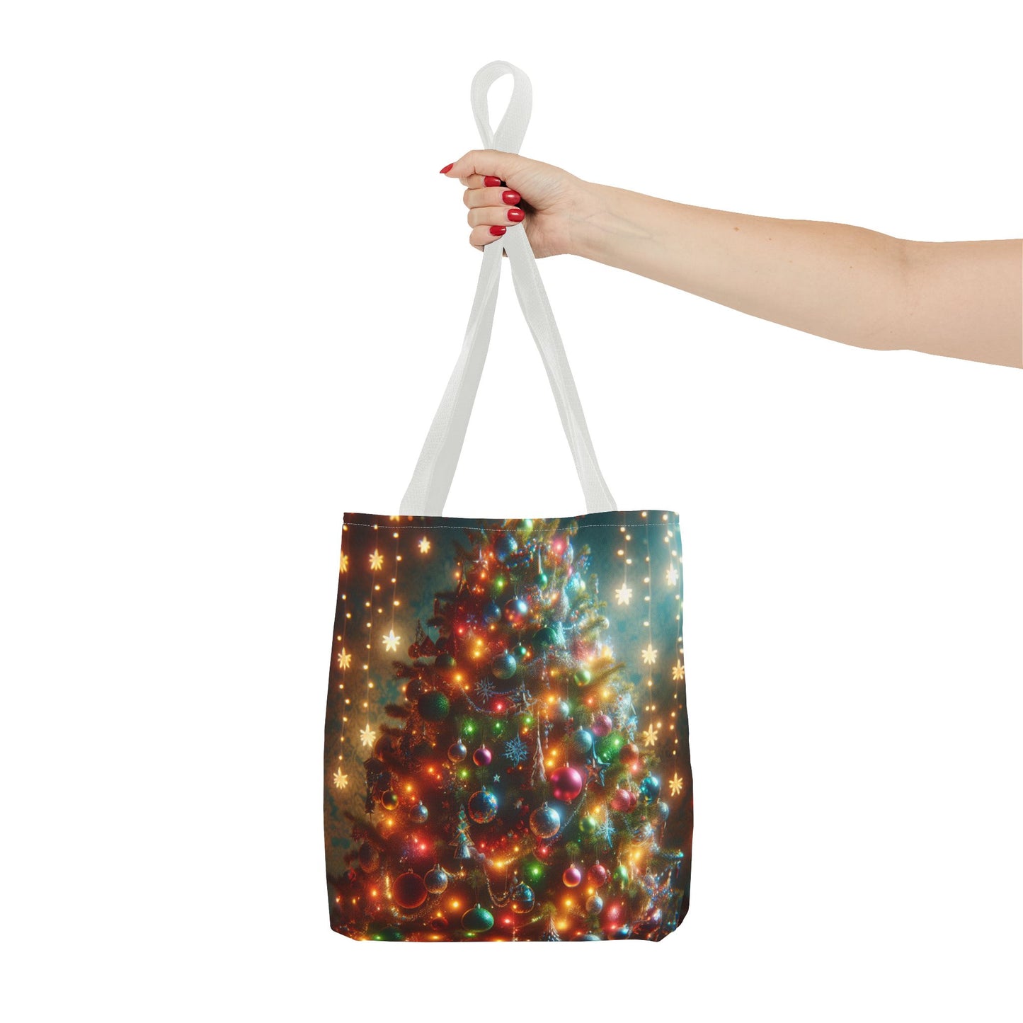 Tote Bag (AOP) (Tree w/Lights)