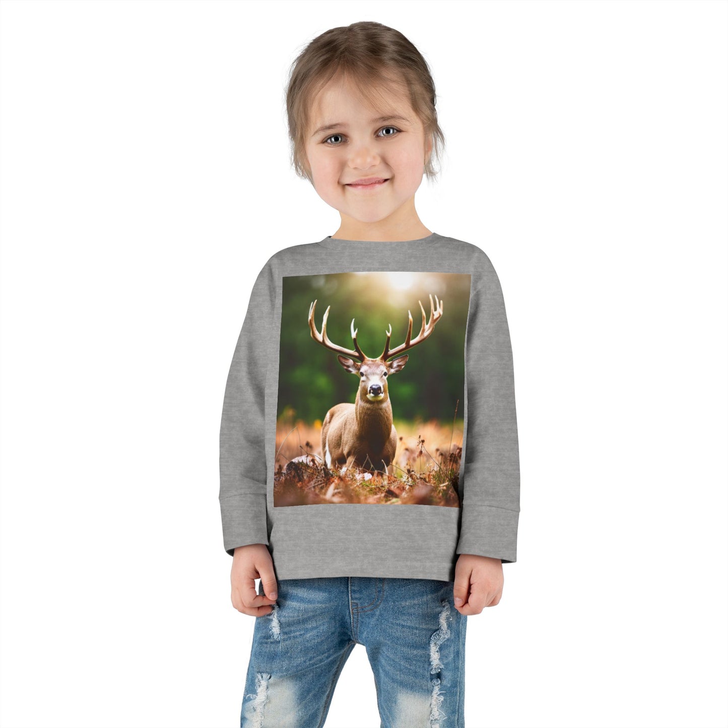 Toddler Long Sleeve Tee (Deer)