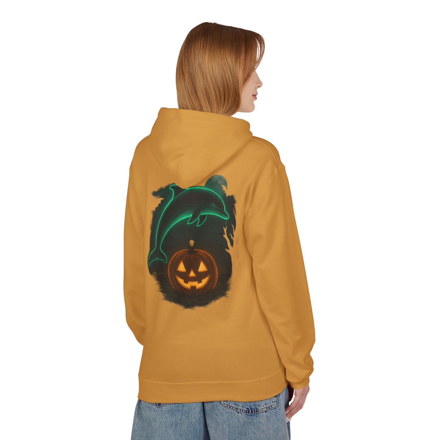 🎃👻 Lucky the Dolphin Halloween Hoodie (Unisex) 👻🎃