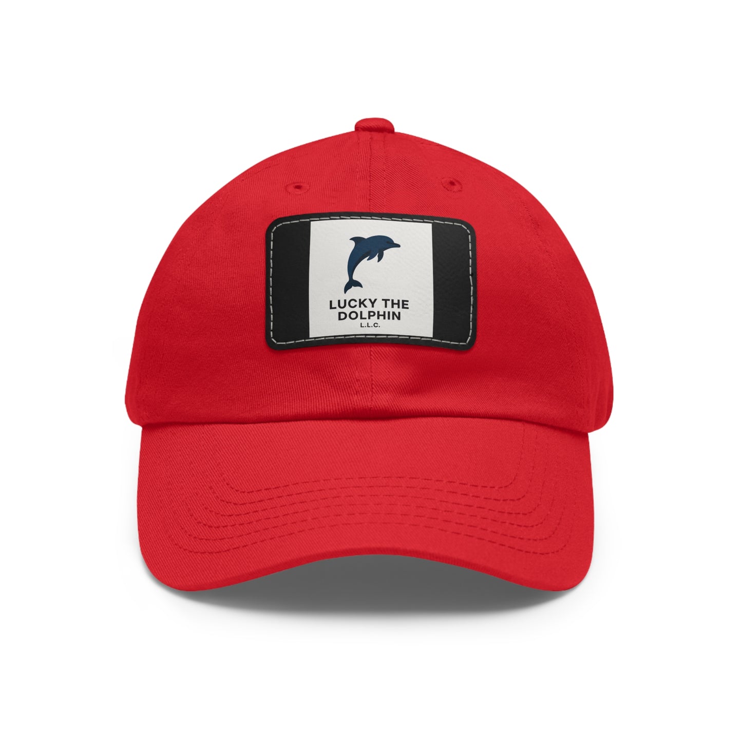 Lucky the Dolphin LLC Signature Logo Hat – Classic Comfort, Bold Style
