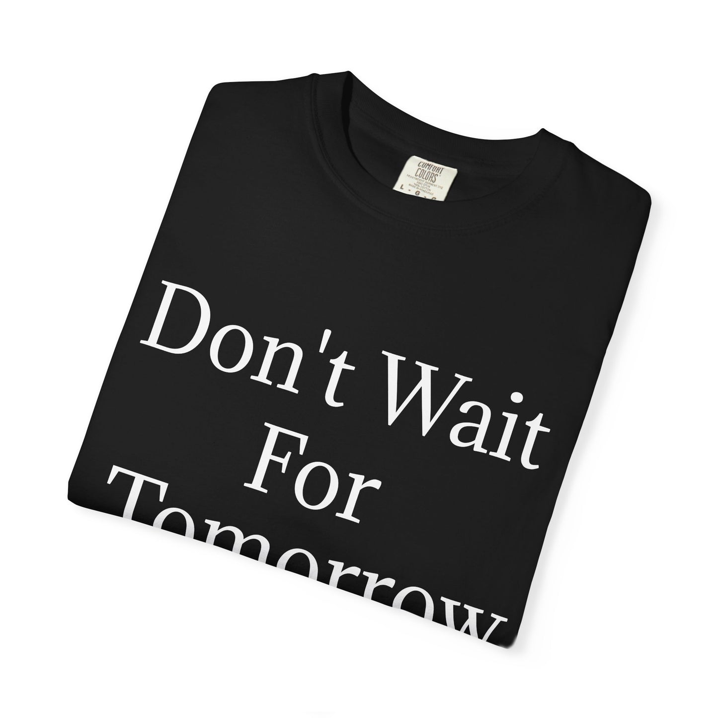Unisex Garment-Dyed T-shirt (Don't Wait)