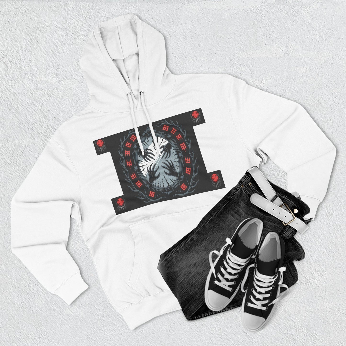 Bloodmoon Haunt — Horror Poem Hoodie