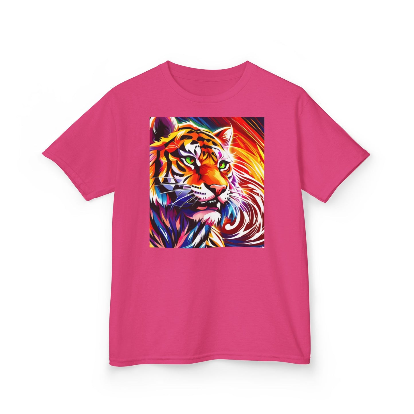 Kids Heavy Cotton™ Tee (Tiger Colorful)