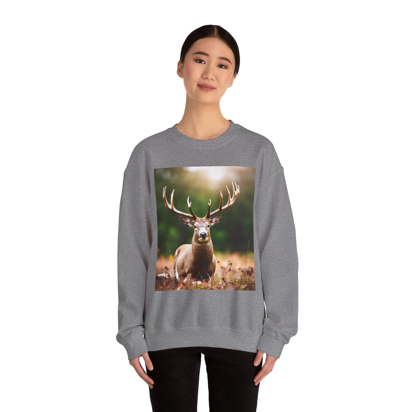 Unisex Heavy Blend™ Crewneck Sweatshirt (Deer)