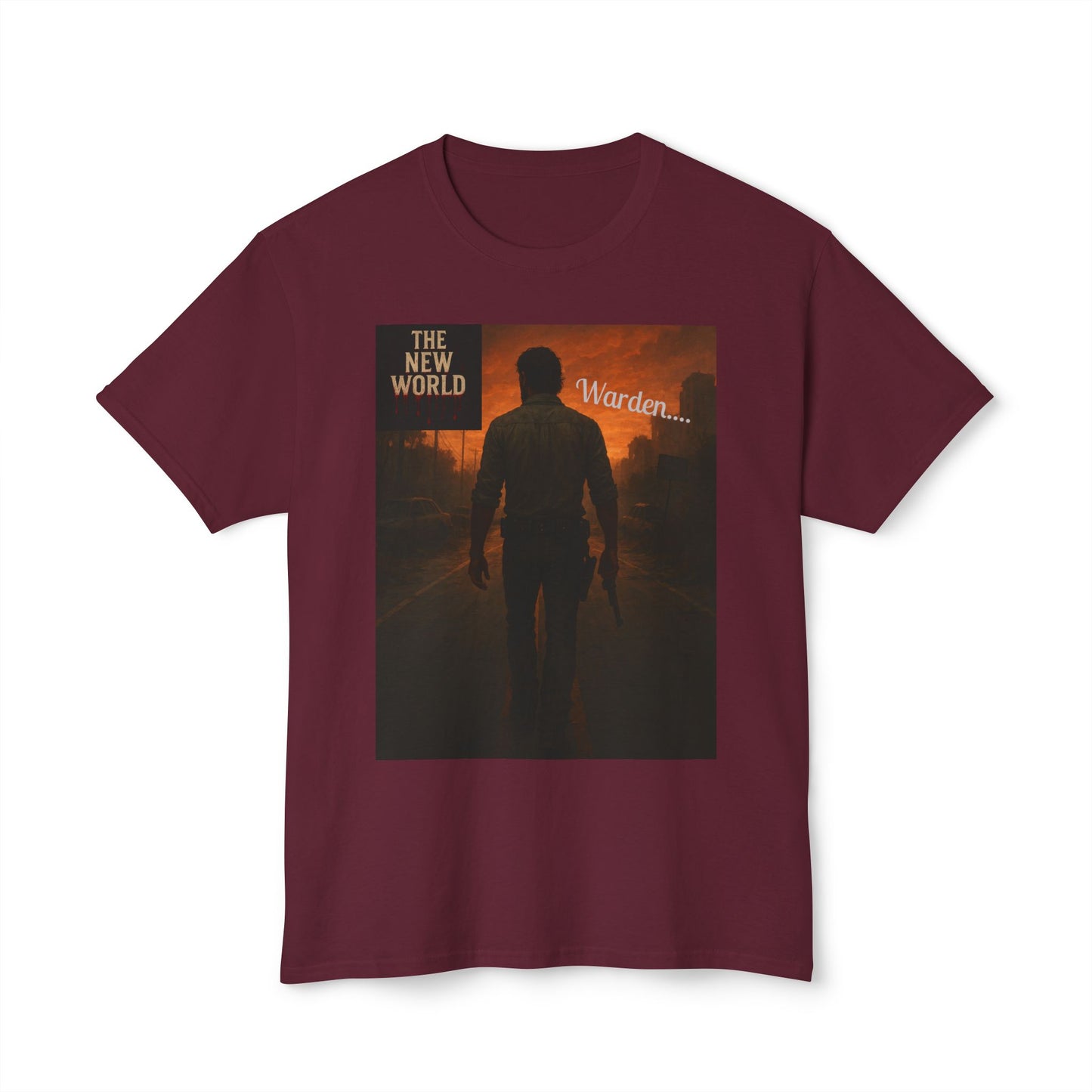 Lone Warden – Code of the New World Tee