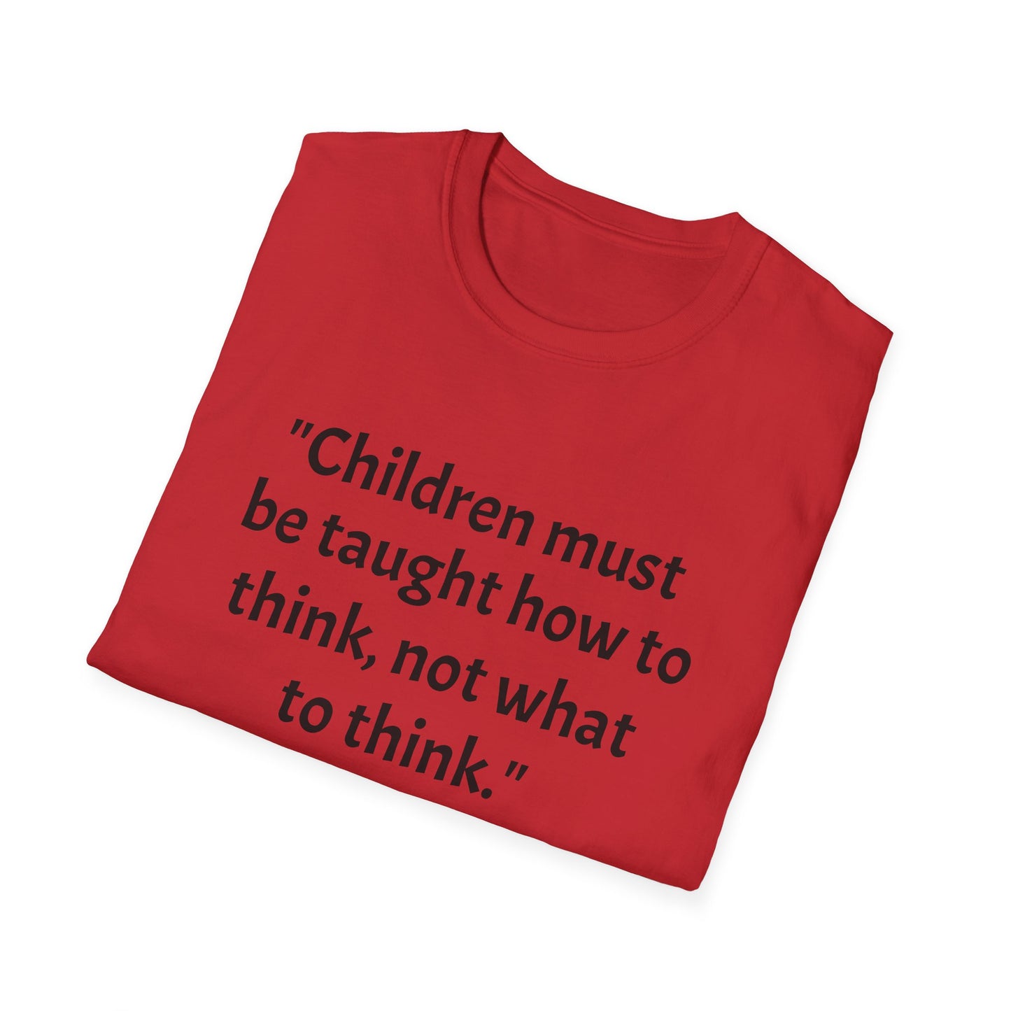 Unisex Softstyle T-Shirt (How to think)