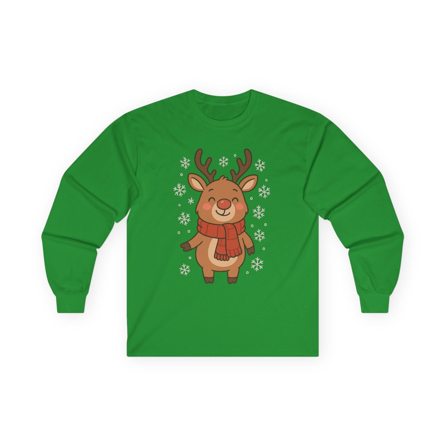 Festive Reindeer Long Sleeve Tee