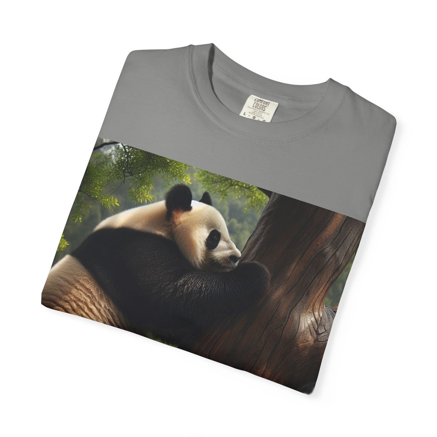 Unisex Panda Climbing T-Shirt - Nature Lover Gift