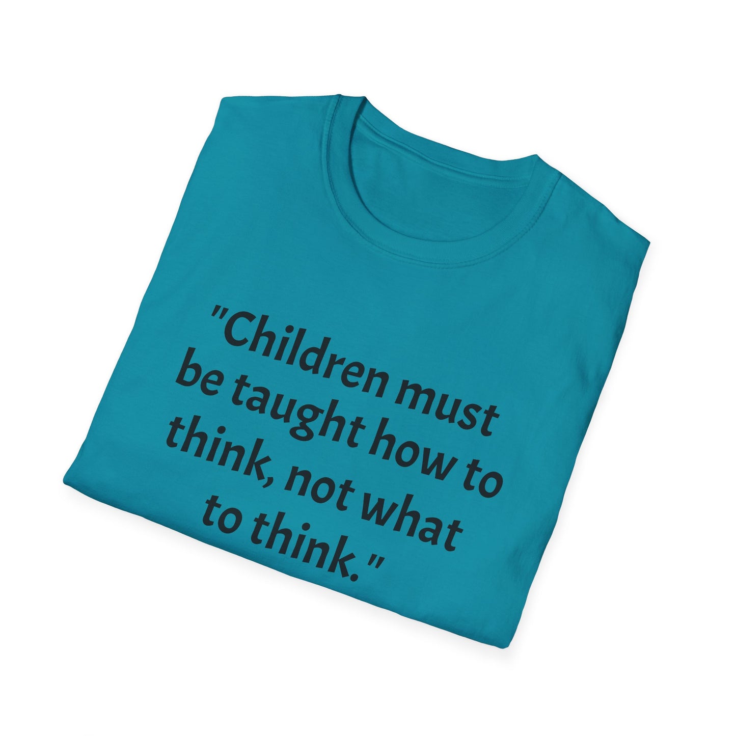 Unisex Softstyle T-Shirt (How to think)