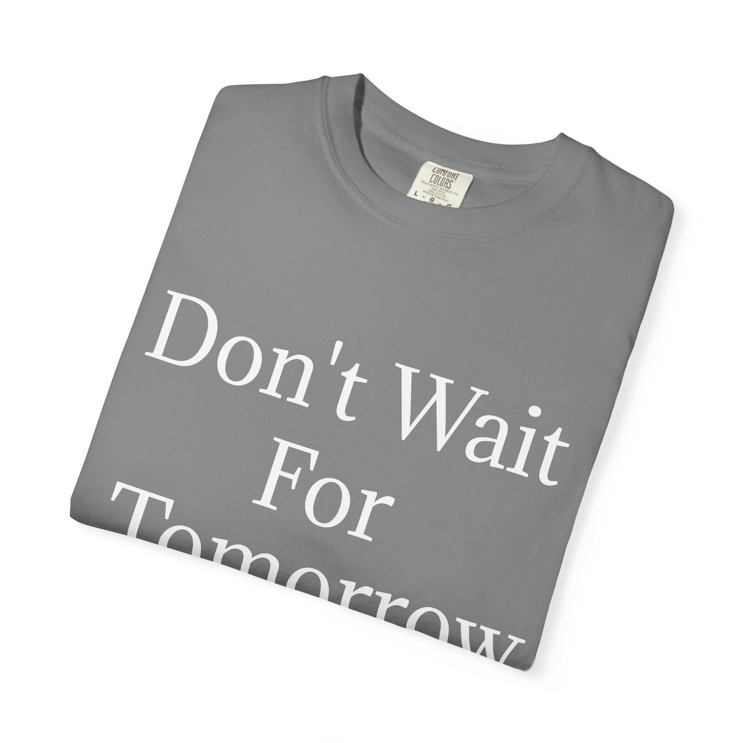 Unisex Garment-Dyed T-shirt (Don't Wait)