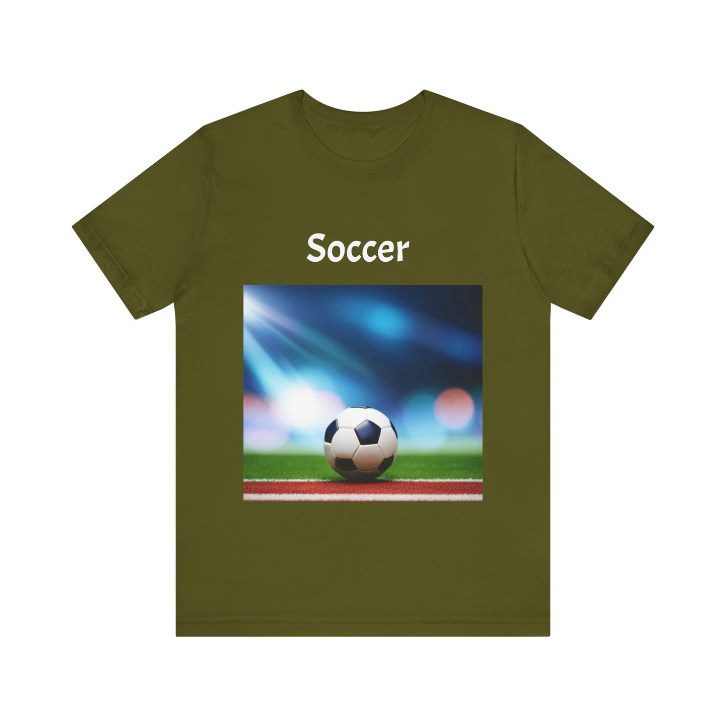 Unisex Jersey Short Sleeve Tee (Soccer Ball)