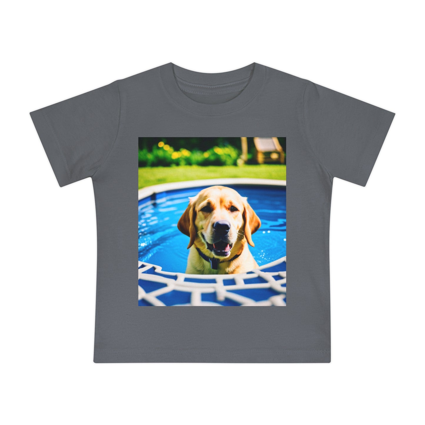 Baby Short Sleeve T-Shirt (Yellow Lab)