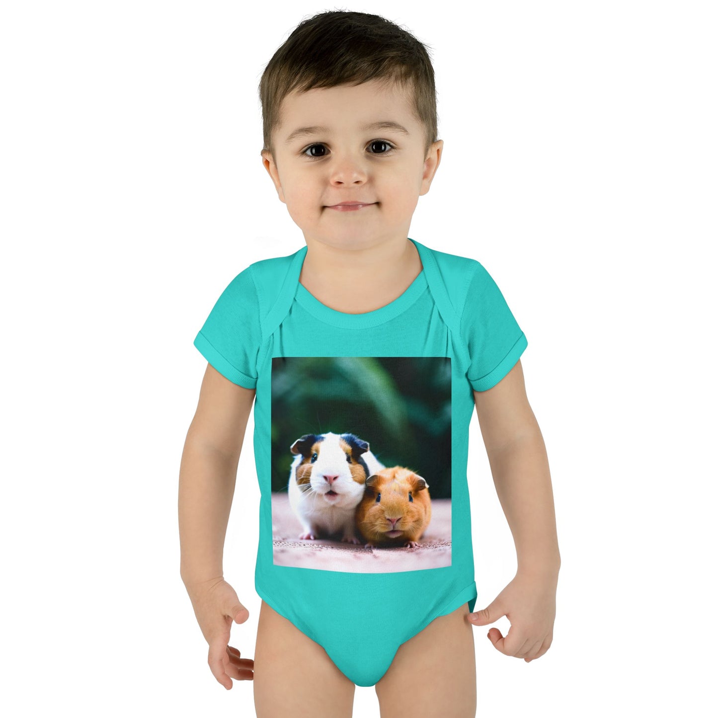Infant Baby Rib Bodysuit (Guinea Pigs)
