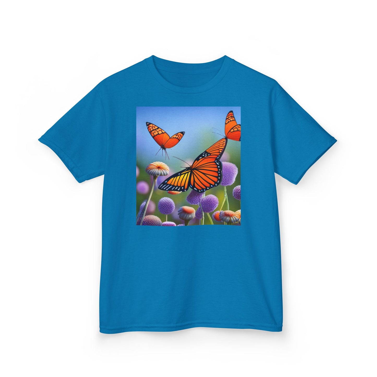 Kids Heavy Cotton™ Tee (Monarch Butterfly)