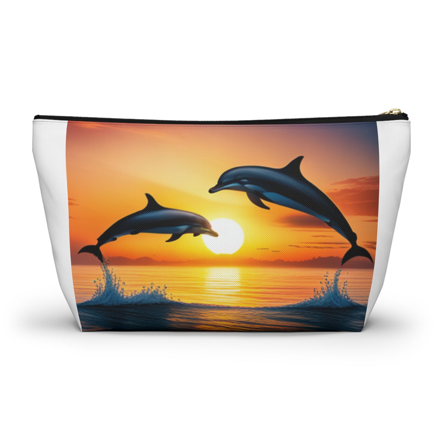 Accessory Pouch w T-bottom (Dolphins)