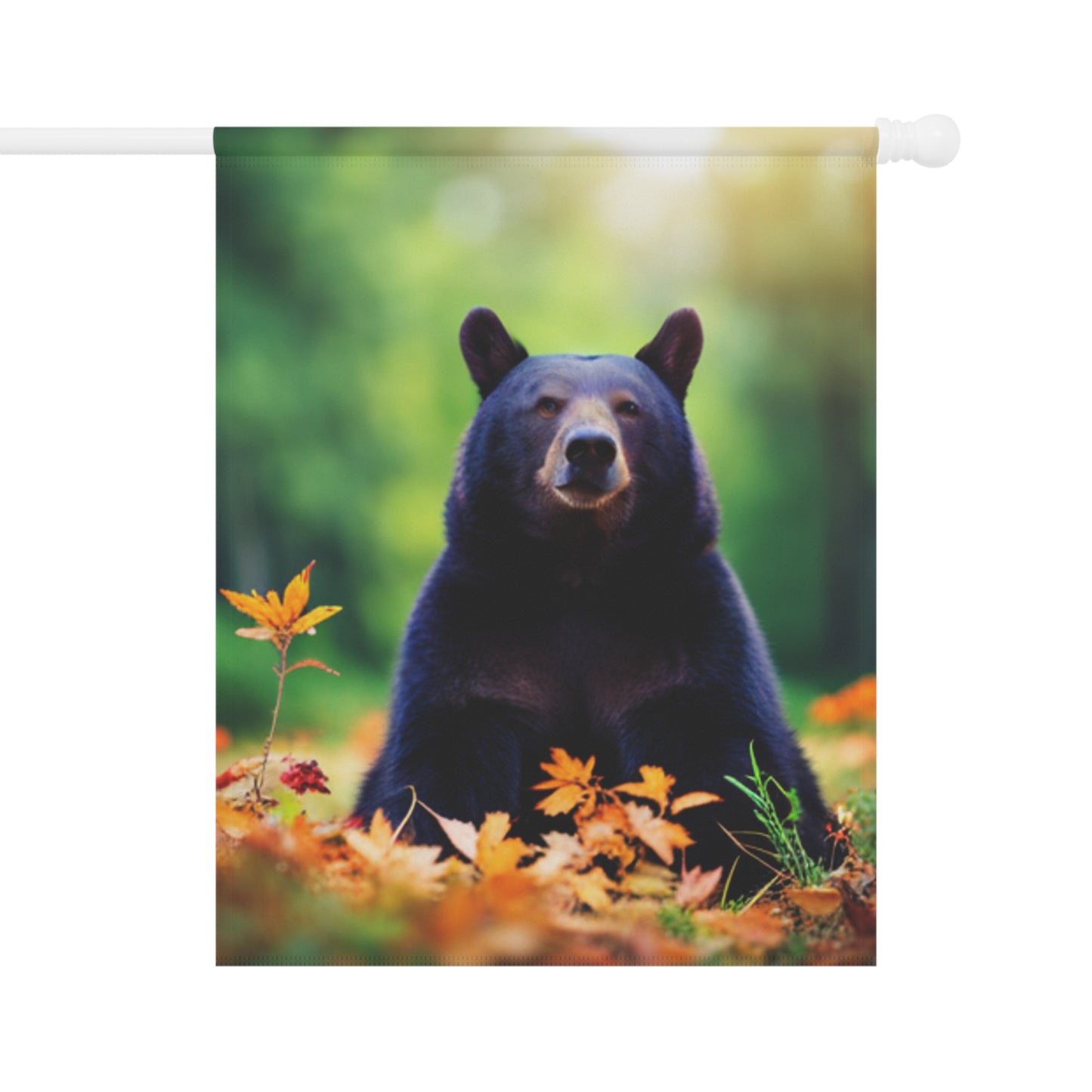 Garden & House Banner (Black Bear)