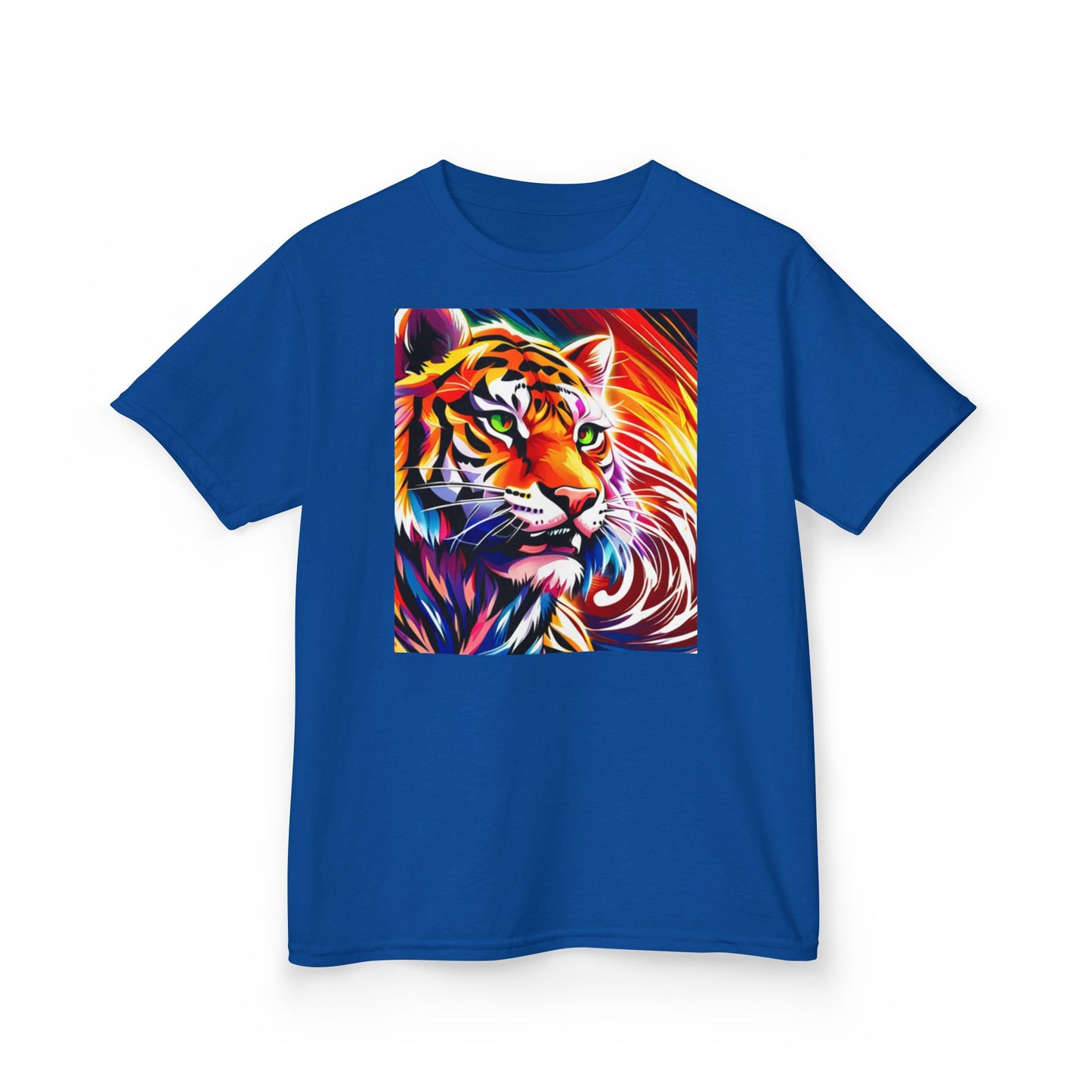 Kids Heavy Cotton™ Tee (Tiger Colorful)