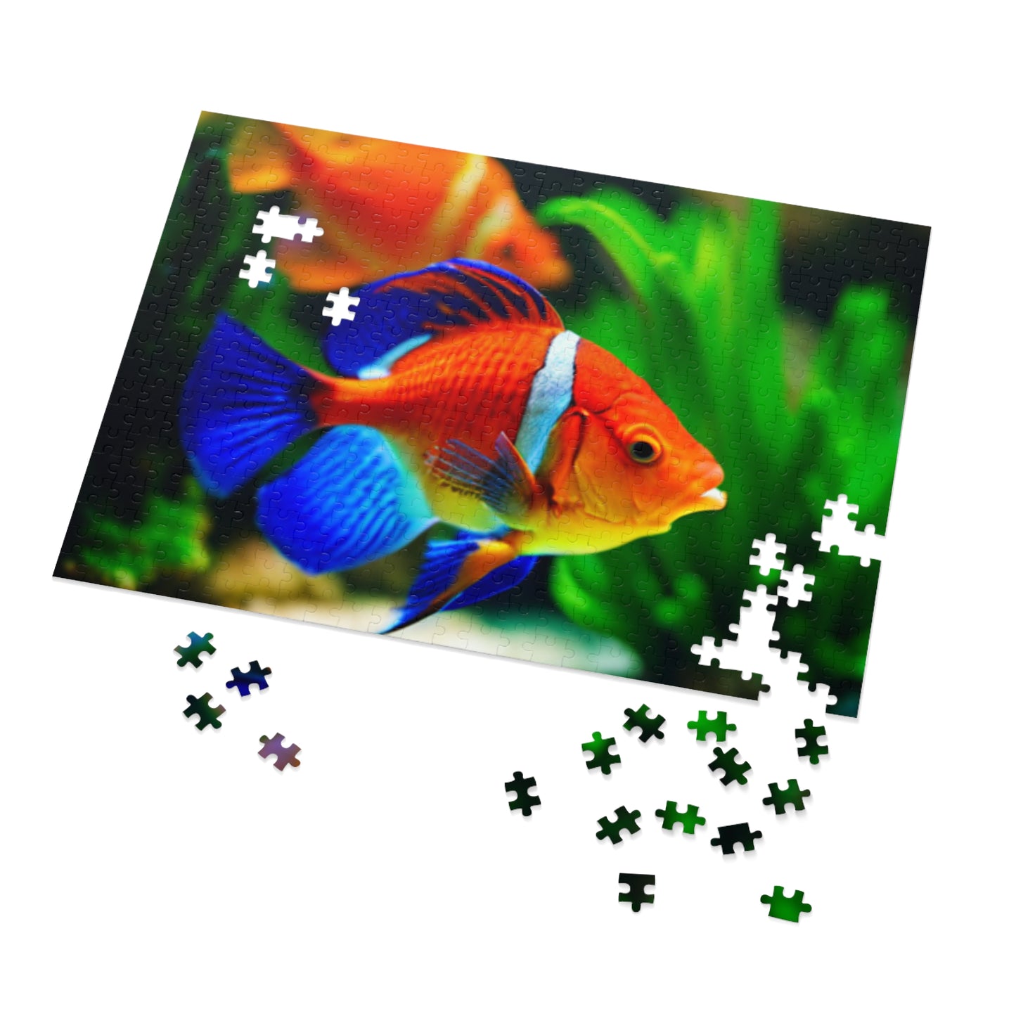 Jigsaw Puzzle (30, 110, 252, 500, and 1000-Piece) (Orange Fish)