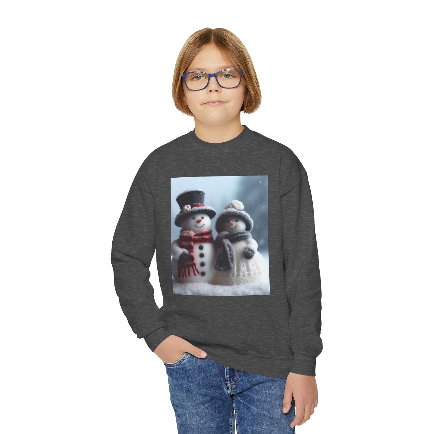 Youth Crewneck Sweatshirt (Snow People)