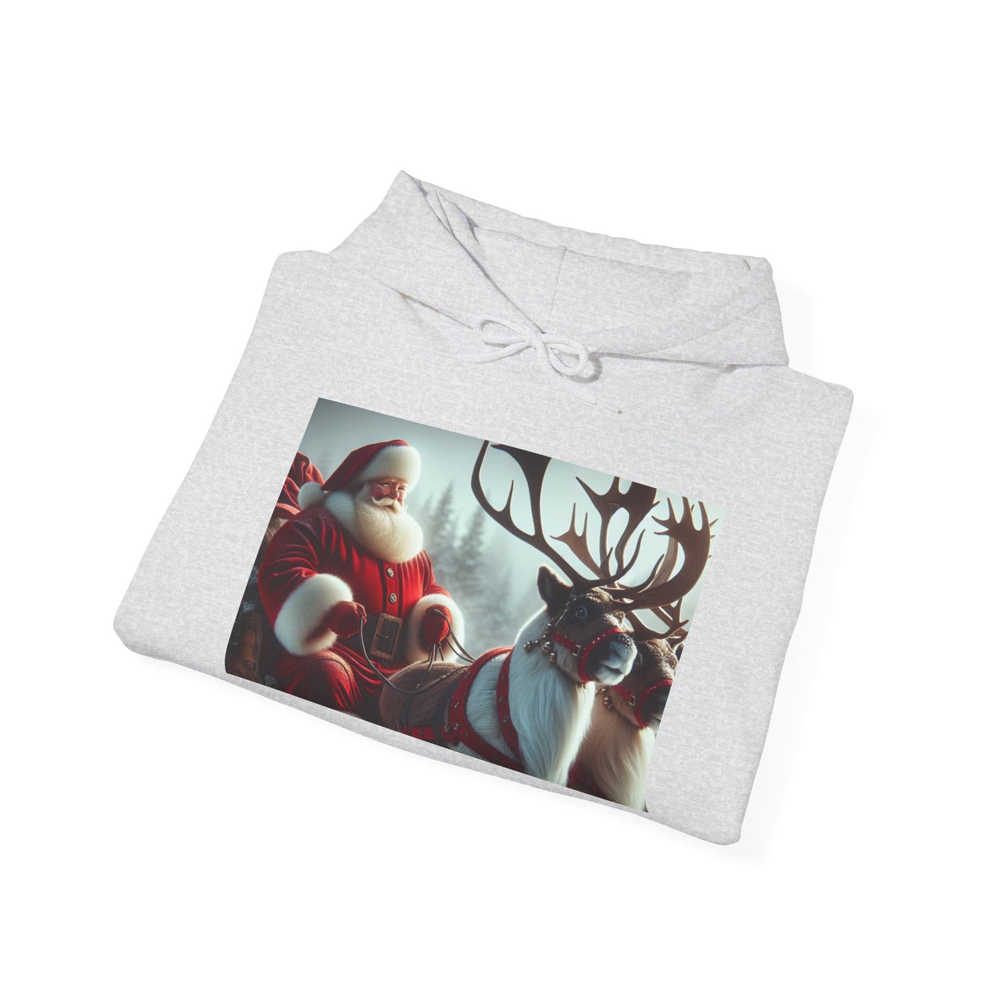 Unisex Heavy Blend™ Hooded Sweatshirt (Santa/Reindeer)