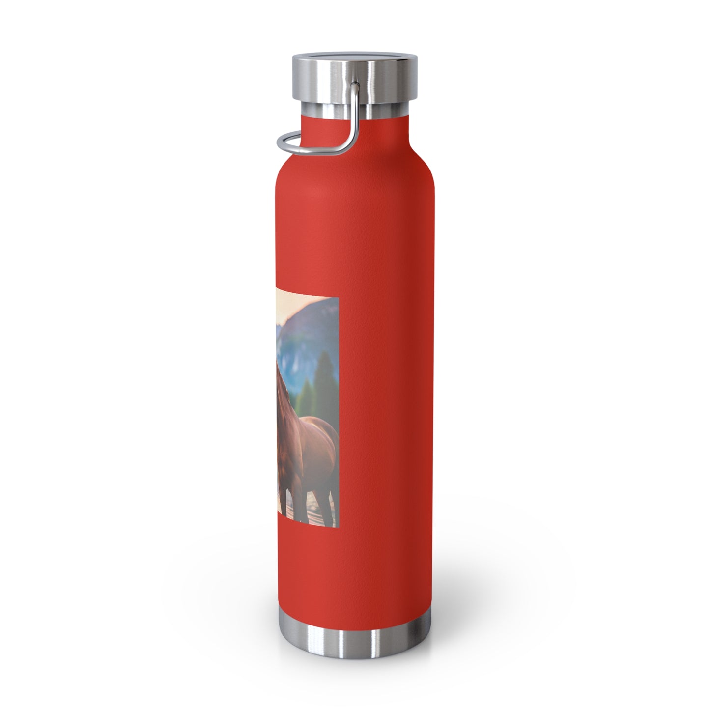 Copper Vacuum Insulated Bottle, 22oz (Horse)