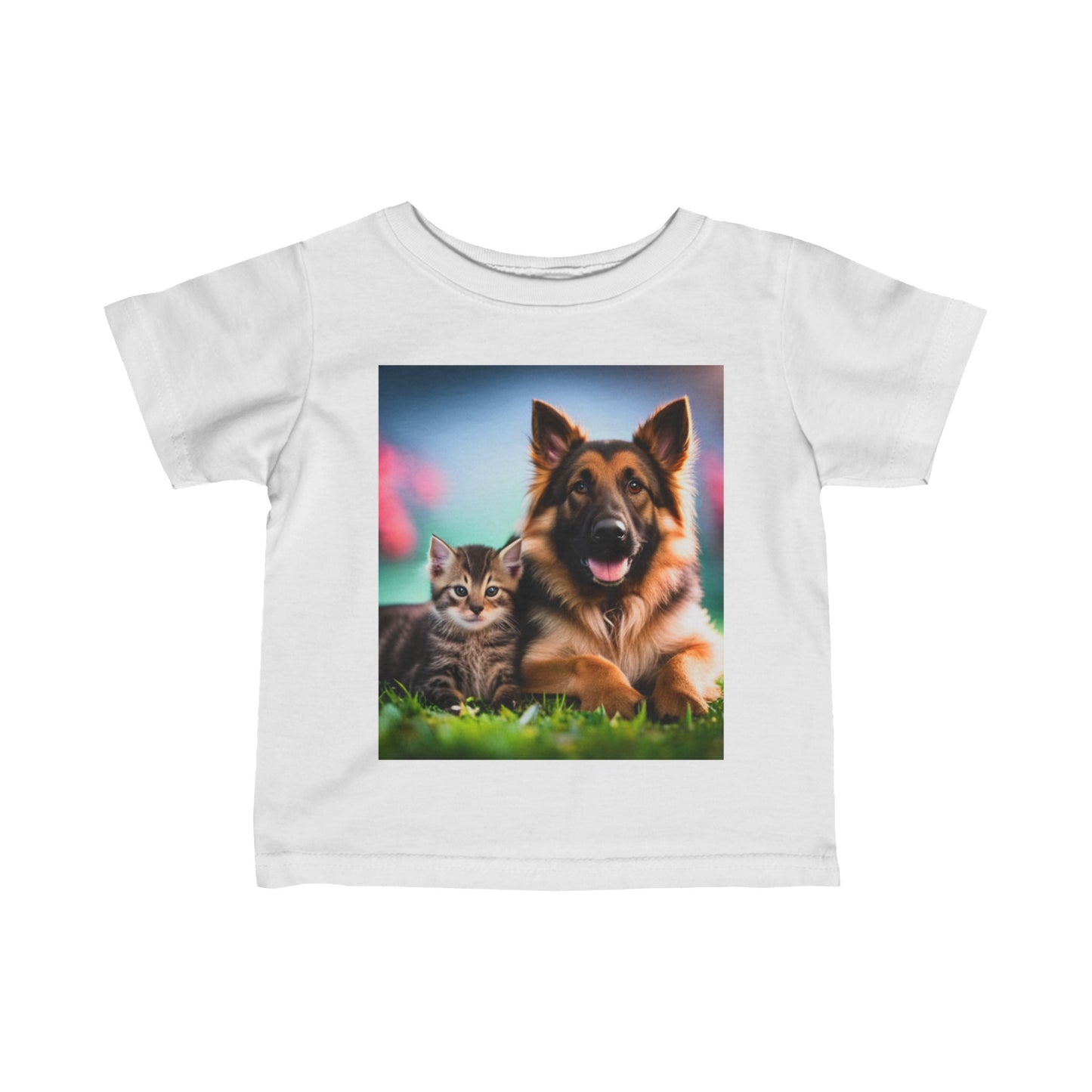 Infant Fine Jersey Tee (German Shephard)
