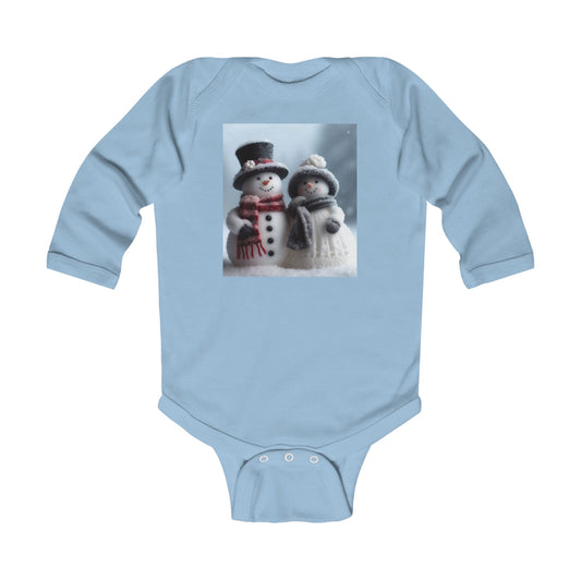 Infant Long Sleeve Bodysuit (Snow People)
