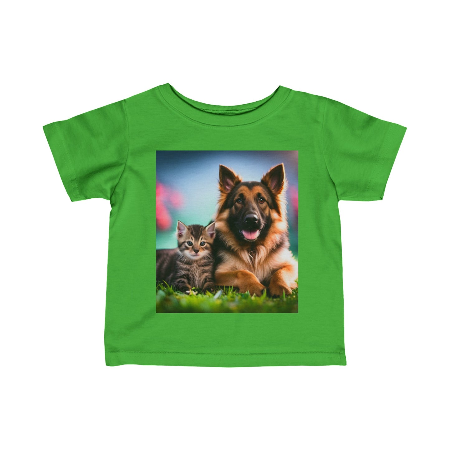 Infant Fine Jersey Tee (German Shephard)