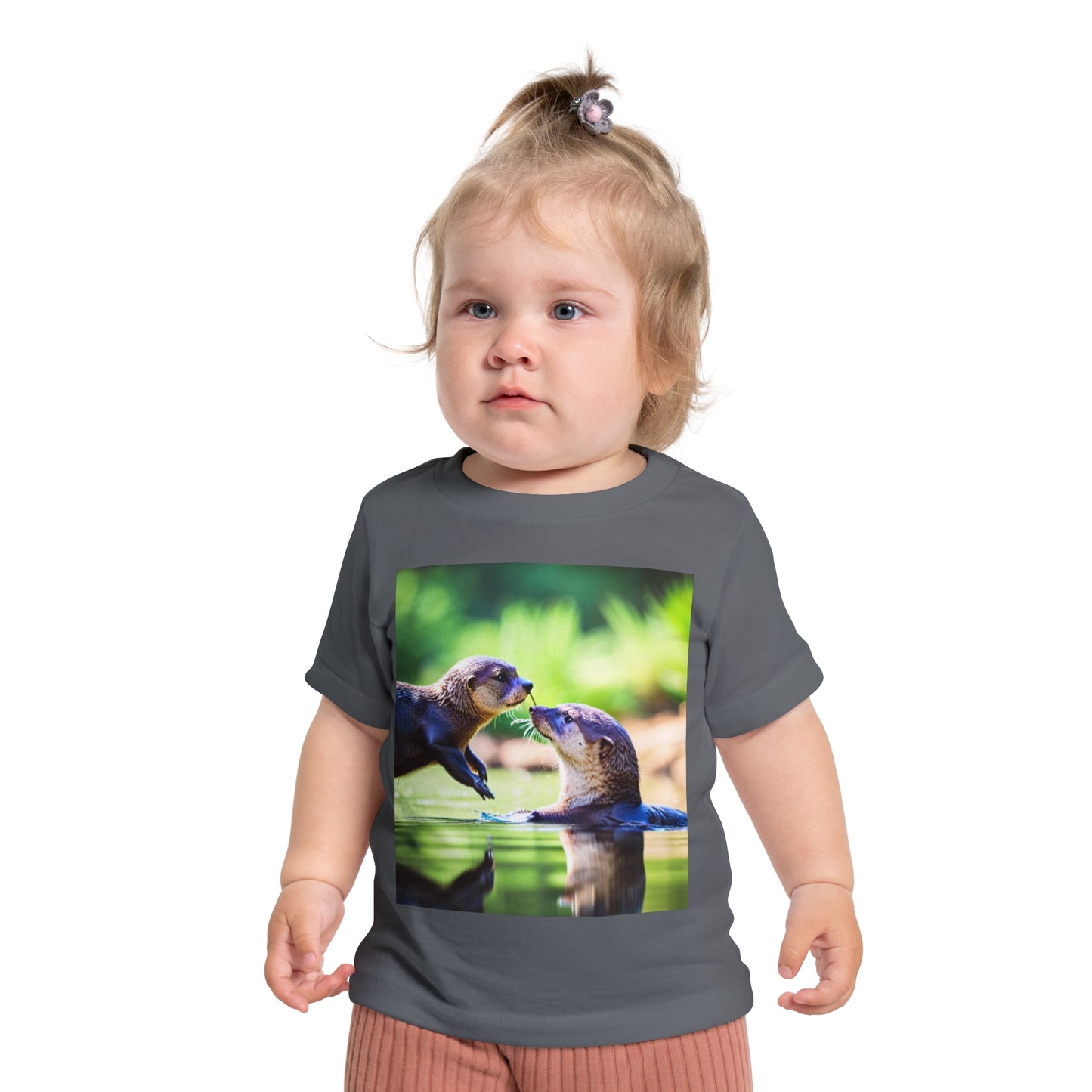 Baby Short Sleeve T-Shirt (River Otter)